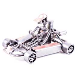 Handmade Go Kart Figurine Gift For Car Enthusiasts Boyfriend Nad Father Racing Fans - thumbnail 1