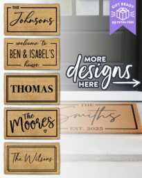 Custom Doormat - Door Mat Housewarming Gifts Closing Gift New Homeowner - thumbnail 1