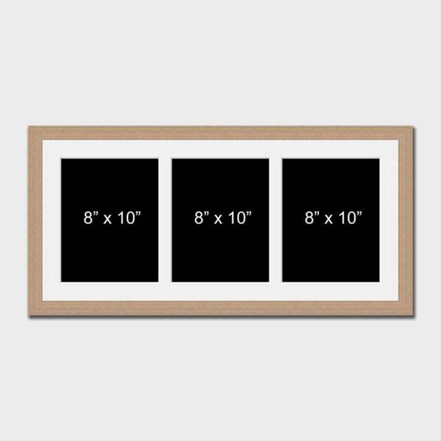 "Multi Photo Picture Frame - Holds 3 8""x10" - image 1