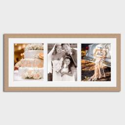 "Multi Photo Picture Frame - Holds 3 8""x10" - thumbnail 3