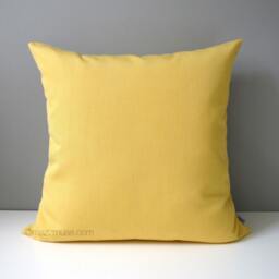 Buttercup Sunbrella?? Pillow Cover, Decorative Yellow Cushions For Outdoor Patio Chairs & Pool Loungers, By Mazizmuse - thumbnail 4