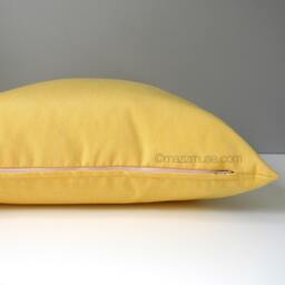 Buttercup Sunbrella?? Pillow Cover, Decorative Yellow Cushions For Outdoor Patio Chairs & Pool Loungers, By Mazizmuse - thumbnail 2