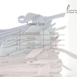 stonewashed Linen Bath Towel, Handmade Bathroom Hand Towel From Organic Linen, Eco-Friendly Small Multi-Use Unpaper For Kitchen - thumbnail 4
