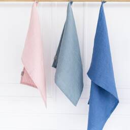 stonewashed Linen Bath Towel, Handmade Bathroom Hand Towel From Organic Linen, Eco-Friendly Small Multi-Use Unpaper For Kitchen - thumbnail 2