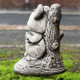 Concrete Cute Mouse Figurine Outdoor Rodent Garden Sculpture Cement Animal Ornament Stone Decor Handmade Statue Mouse Lover Gift - thumbnail 4