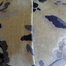 Cushion Cover, Cottage Chic, Pillow Case, 16 X 16, Blue, Grey, Flower Roses Cover - thumbnail 3