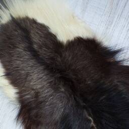 Hand Tanned Goat Skin Rug - Polish Mountain Decor - 93x55cm - thumbnail 3