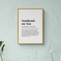Southend-On-Sea Funny Definition Essex Gift Wall Art Print - thumbnail 3