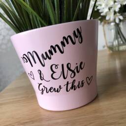"Personalised Flower Plant Pot ""For You Mummy" - thumbnail 4