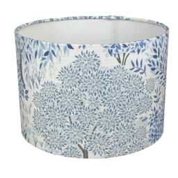 Handmade Drum Lampshade Somerset Blue Lampshades, Bedside Lamp, Ceiling Lamp Shade, Shade, Table - thumbnail 1