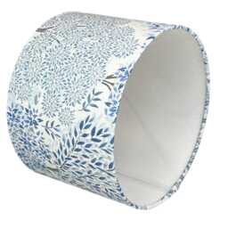 Handmade Drum Lampshade Somerset Blue Lampshades, Bedside Lamp, Ceiling Lamp Shade, Shade, Table - thumbnail 3