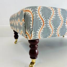 Coffee Table Footstool in Linwood Helter Skelter - thumbnail 2