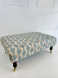 Coffee Table Footstool in Linwood Helter Skelter