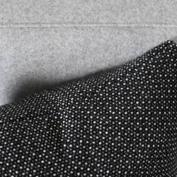 Maharam Lanalux By Alexander Girard 466240-005 Black/White Pillow Cover - thumbnail 2