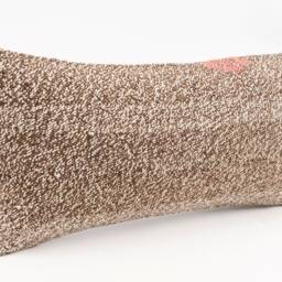 Kilim Lumbar Pillow Cover Turkish Wool Cushion, Bohemian Decor - 12x24 - thumbnail 3