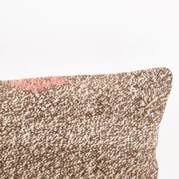 Kilim Lumbar Pillow Cover Turkish Wool Cushion, Bohemian Decor - 12x24 - thumbnail 2