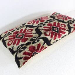 Velvet Ikat Pillow - thumbnail 3