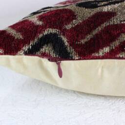 Velvet Ikat Pillow - thumbnail 4
