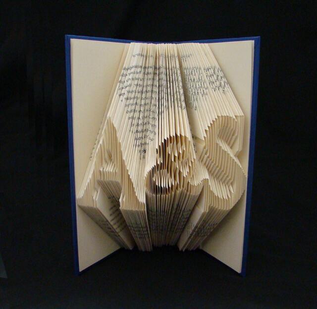 A & S 2 Letters With Symbol Anniversary Gift Wife Husband Girlfriend Boyfriend Personalized Folded Book Art Sculpture - image 1