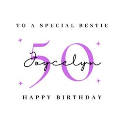 Bestie 50Th Birthday Candle Gift Set Box Gifts Present Besties - thumbnail 4