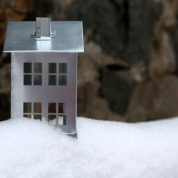 Lantern - Tin House Candle Holder Unique Nordic Decor For Modern Home Housewarming Present - thumbnail 2