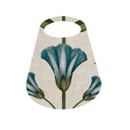 Ottilie Kingfisher Floral Candle Shade - Handmade Small Lamp Shade, Clip On