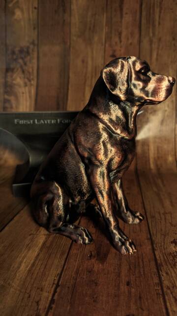 Labrador Retriever Figurine - 3D Printed Ideal Gift & Memorial Keepsake Unique Dog Lover's Decoration - image 1
