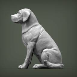 Labrador Retriever Figurine - 3D Printed Ideal Gift & Memorial Keepsake Unique Dog Lover's Decoration - thumbnail 3