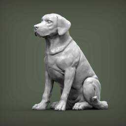 Labrador Retriever Figurine - 3D Printed Ideal Gift & Memorial Keepsake Unique Dog Lover's Decoration - thumbnail 2