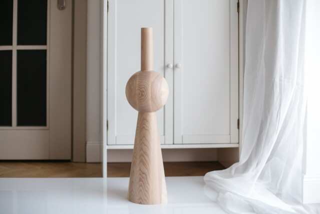 Handmade Wooden Table Leg Unfinished Ash, Oak, Birch - Diy Furniture - 1Pcs - image 1