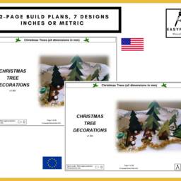 Wooden Christmas Tree & Star Decorations Diy Plans - PDF Bundle - thumbnail 4