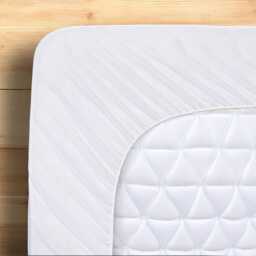 300Tc Cotton Fitted Sheet Set, White Bedding - thumbnail 4