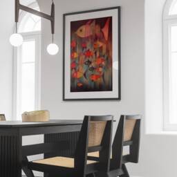 Paul Klee Fish Magic Poster Print, Abstract Art Klee, Klee's Masterpiece, Modernist Sea Decor, Wall For Living - thumbnail 2