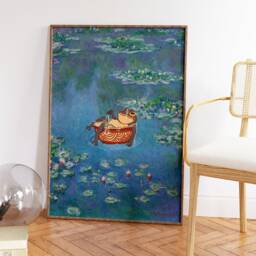 Matsumoto Hoji Art Print, Japanese Poster, Frog, Vintage Animal Art, Funny Gift, A1/A2/A3/A4 - thumbnail 2