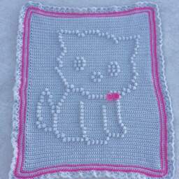 Little Kitty Crochet Baby Blanket Pattern - thumbnail 2