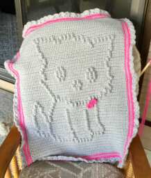 Little Kitty Crochet Baby Blanket Pattern - thumbnail 1