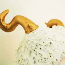 Paper Mache, Paper Clay, Lamp, Table Light, Kids Night Floor Gift For Her, Ambient, Lamps, Lampshade, Sculpture - thumbnail 3