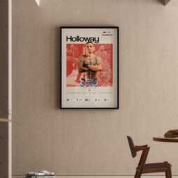 Max Holloway Poster, Ufc Inspired Mma Wall Art, Fighter Legacy Print, Blessed Combat Sports Gym Decor Gift - thumbnail 2