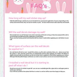 Pink Floral Wall Stickers, Boho Nursery Decals, Girls Bedroom Decor, Flower Peel & Stick Flowers - thumbnail 4
