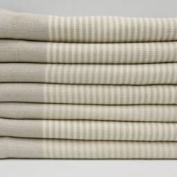 "Turkey Towel, Beige Towel, Striped Towel, Bohemian Towel, Turkey Towel, 40""x70" - thumbnail 3