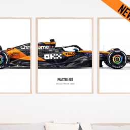 Mclaren F1 Poster Set 2025 Lando Norris/Oscar Piastri Art Print Not Framed - thumbnail 3