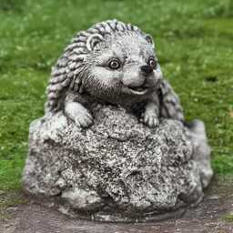 Garden Hedgehog Statue Concrete Baby Sculpture Outdoor Figurine Stone Animal Ornament Home Decoration Handmade - thumbnail 3