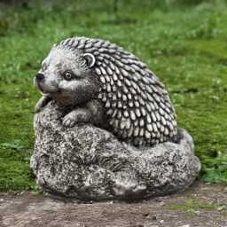 Garden Hedgehog Statue Concrete Baby Sculpture Outdoor Figurine Stone Animal Ornament Home Decoration Handmade - thumbnail 2