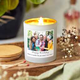 Photo Candle Personalised Birthday Gifts For Her, Any Occasion, Luxury Custom Gift, Christmas Candle, Wedding Present - thumbnail 2