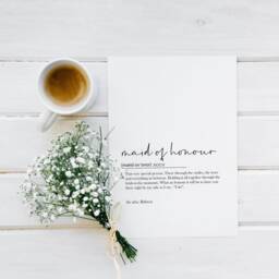 Maid Of Honour Print, Maid Proposal, Gift Box, Card, Gift, Wedding Day Gifts - thumbnail 2