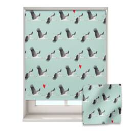 Bird Roller Blind, Patterned Made To Measure, Nursery Bathroom Blackout Blind