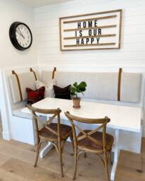 Custom Leather Wall Strap For Hanging Pillow Cushions, Headboards, Banquette Strap Shelf Wall Hung Hook Floating Shelving Bracket Farmhouse - thumbnail 1
