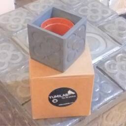 Barcelona Panot Cache Pot, Yumilab, Vase, Pencil Holder, Wedding Gift, Hen Party Event, Mother's Day, Barcelona Tile - thumbnail 3