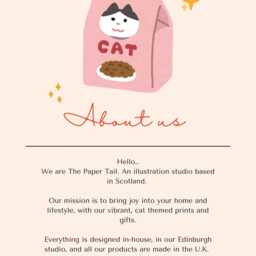 Coffee Club Cat Art Print Funny Feline Illustration - thumbnail 2
