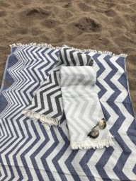 Fauta, Peshtemal, Beach Towel, Turkish Pool Spa Swim Hammam Bath Surf, Vintage Style - thumbnail 1